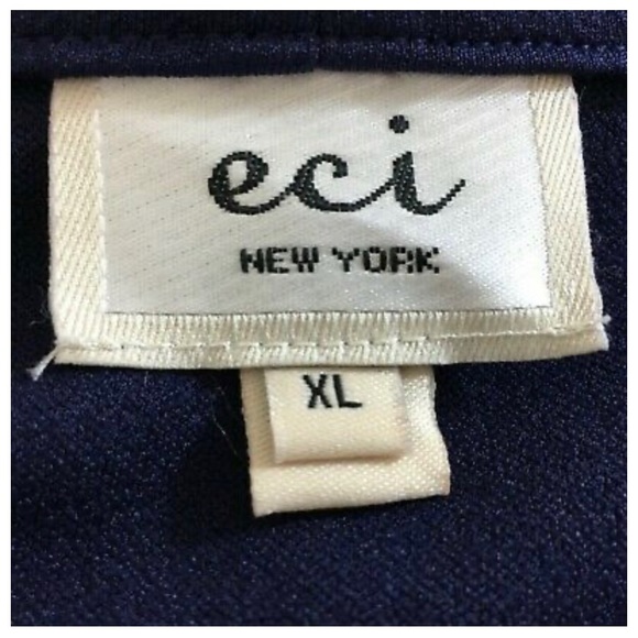 NWT Off Shoulder Navy Fit & Flare Dress - Picture 4 of 6